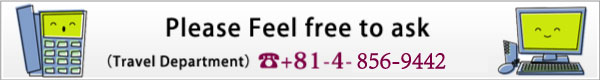 Please Feel free to ask(+81-4-9292-1311)